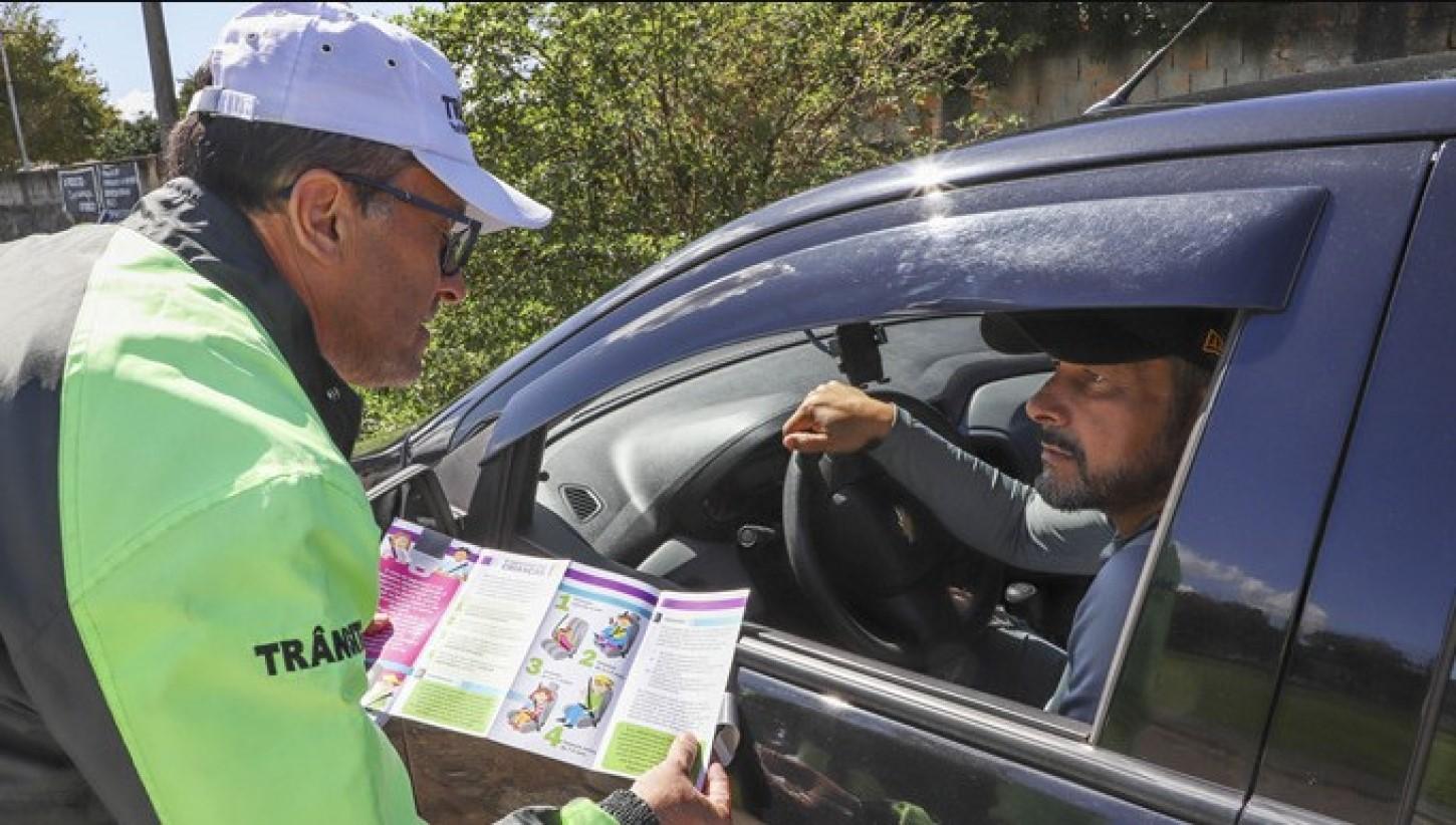 Maio Amarelo de Curitiba concentra esforços contra acidentes nas canaletas exclusivas dos ônibus