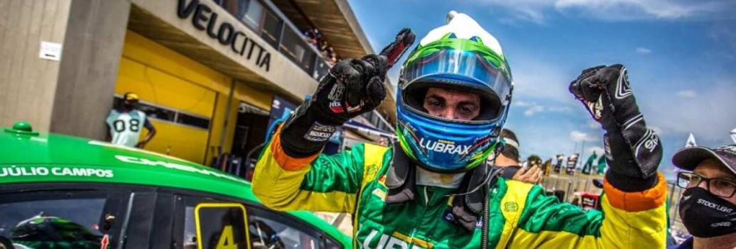 Liderando de ponta a ponta, Júlio Campos vence a quinta etapa da Stock Car no Velocitta