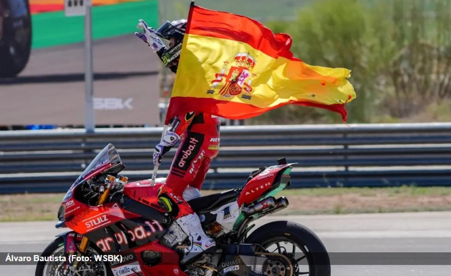 Bautista segura Razgatlioglu e fecha etapa do WSBK em Aragão com vitórias
