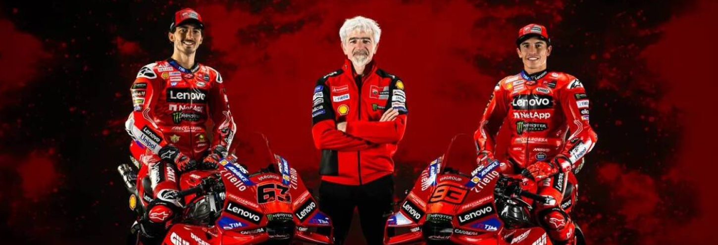 MotoGP: Com Bagnaia e Márquez, Ducati apresenta moto para 2025