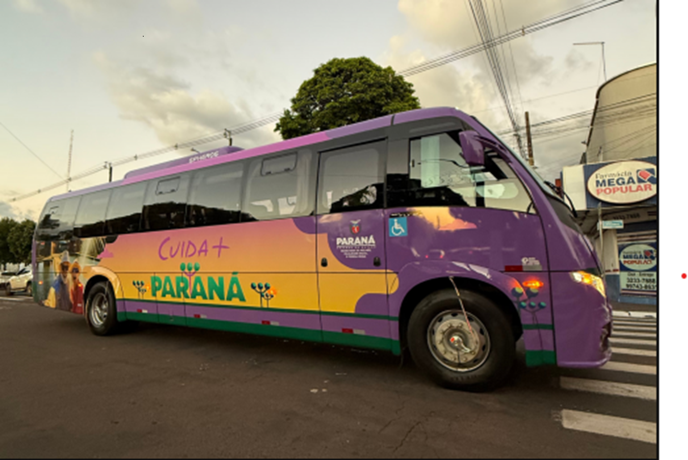 Mandaguari recebe ônibus do programa “Cuida Mais Paraná” para atendimento à pessoa idosa