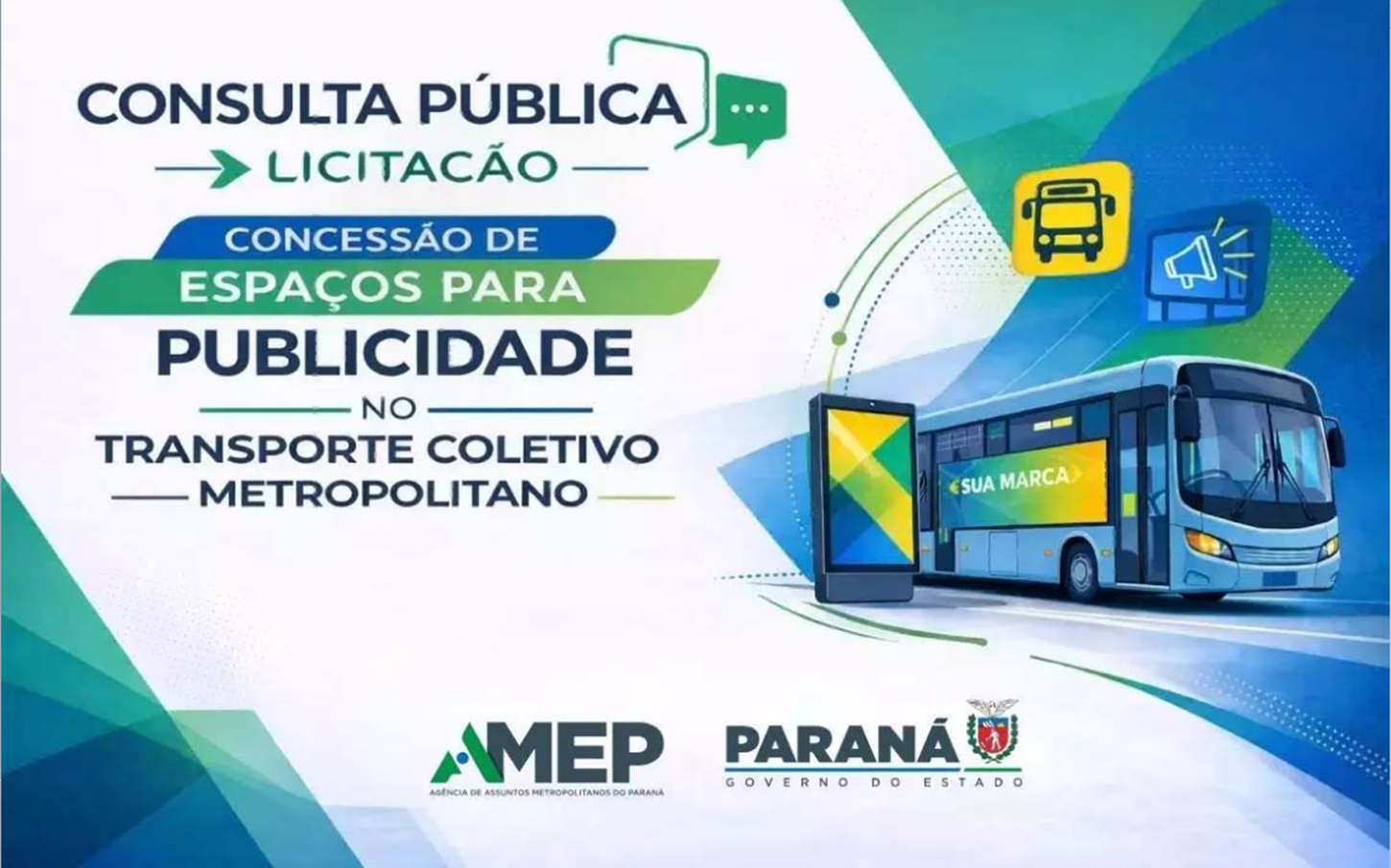 Amep abre consulta pública sobre concessão de espaços publicitário nos ônibus 