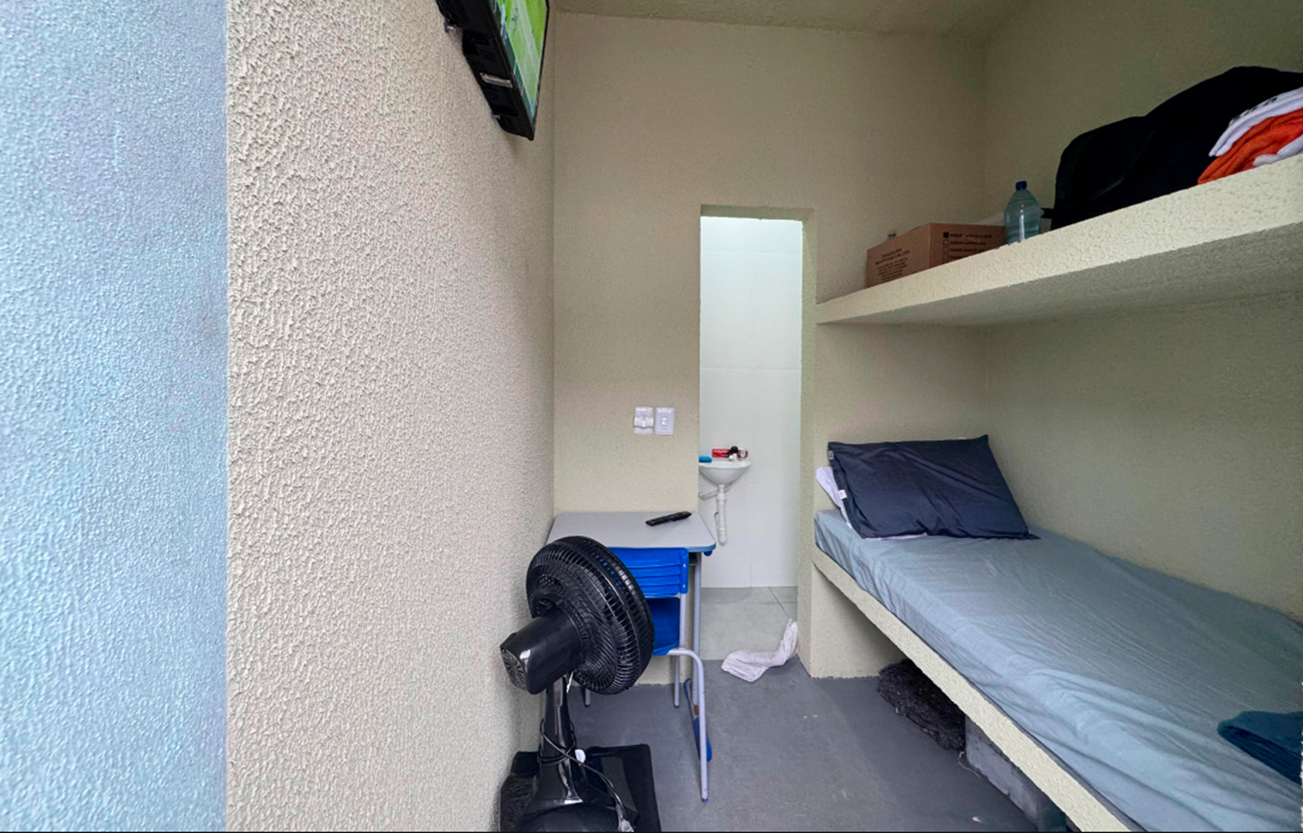 Secretaria da Segurança Pública divulga novar imagens da cela de Felipe Martins em Ponta Grossa 