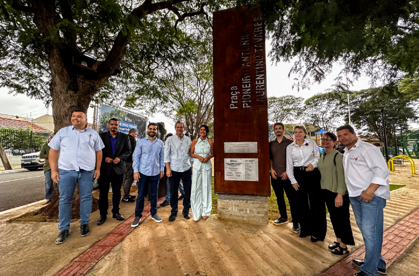 Com revitalização, Praça Pioneiro Antônio Laurentino Tavares vira novo ponto de encontro para famílias e moradores do Jardim Liberdade