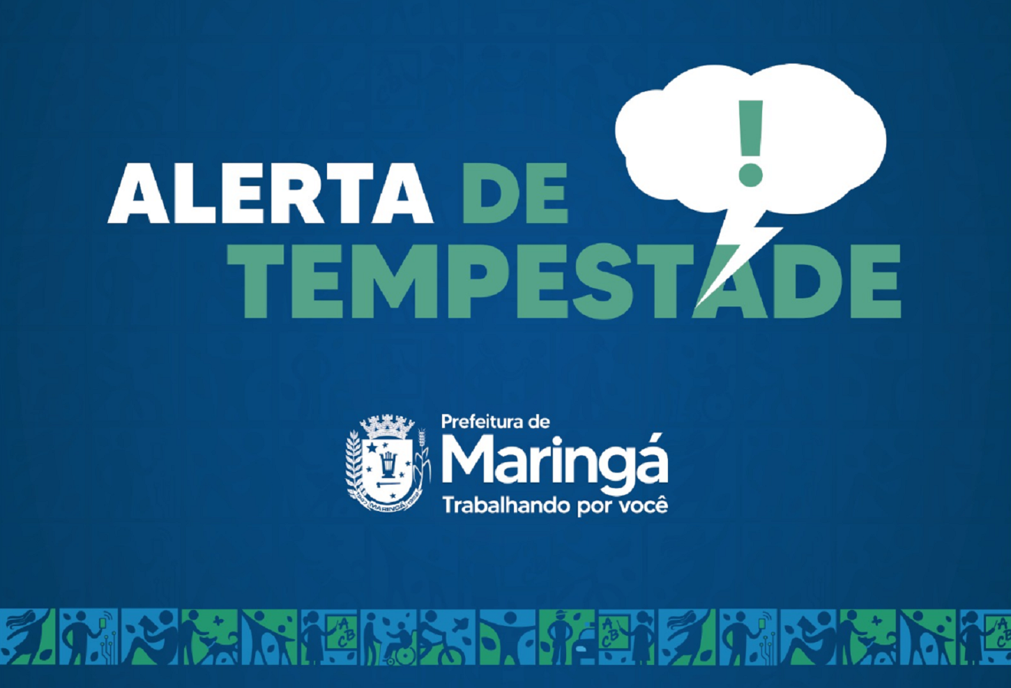 Com risco alto para tempestades na região de Maringá nesta terça-feira, 13, Defesa Civil orienta população sobre cuidados necessários