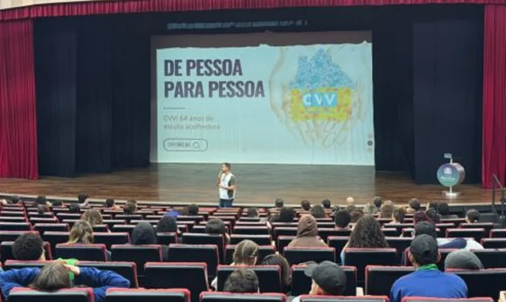 CAPS: Secretaria de Saúde e CVV promovem ação sobre saúde mental com estudantes de Marialva