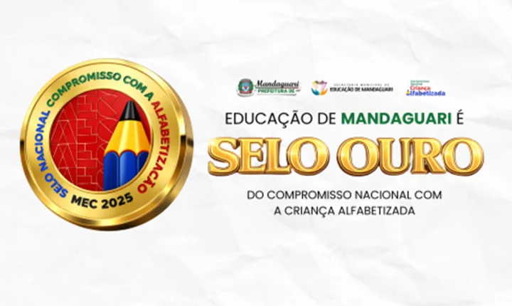 Mandaguari conquista Selo Ouro do Compromisso Nacional com a Alfabetização 2025