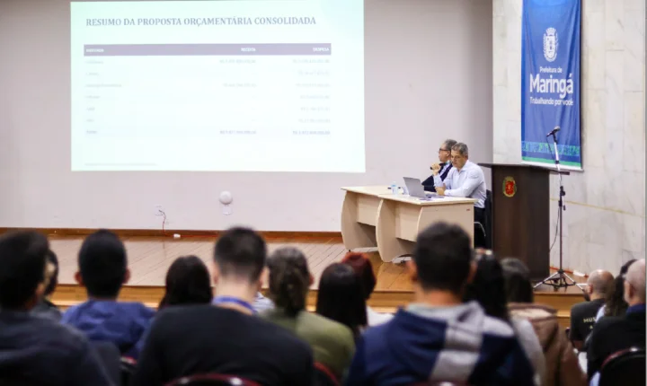 Prefeitura realiza audiência pública sobre a elaboração da Lei Orçamentária Anual 2027